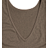 VRS dame seamless top str. M/L - brun