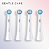 Oral-B iO Gentle Care tandbørstehoveder 4-pak - hvid
