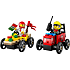 LEGO City Racerbilpakke – pizzabil mod brandbil 60458