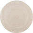 Menorca rundt gulvtæppe - sandfarvet