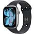Apple Watch S11 (2025) GPS + Cell 46 mm - Space Grey Aluminium - Black Sport Band M/L
