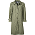 VRS dame trenchcoat str. S - oliven