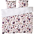 MAISON Lux sengetøj 200x220 cm - blomster på hvid bund