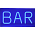 Bar neonskilt - blå