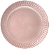 Relief frokosttallerken - rosa (Ø: 22 cm)