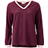 VRS dame top str. L - bordeaux
