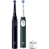 Oral-B iO2 Duo elektriske tandbørster - Night Black og Forrest Green
