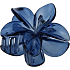 CBYH dame blomsterklemme i plast - navy
