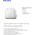 Philips høj brødrister HD2581/00 - hvid