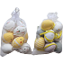 Påske plastæg 4 cm 10-pak - flere varianter - assorteret