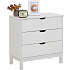 Pilou kommode - hvid