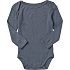808 baby uld body str. 56 - blå