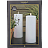 Windsor udendørs solar bloklys 10x25 cm - hvid