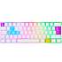 EXE Imp Color Pop Mini gaming tastatur - hvid