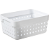 Seoul Organizer kurv m. genanvendeligt plast - hvid (L)