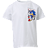 Sonic T-shirt str. 122/128 - hvid
