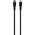 PURO USB-C lightning kabel 1,5 meter - sort