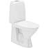Ifö Spira toilet 6260 med skjult S-lås Rimfree - Hvid excl. sæde