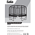 Salta Premium Black Edition onground trampolin Ø: 366 cm