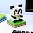 Minecraft Panda lampe - sort og hvid