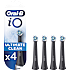 Oral-B iO Ultimate Clean tandbørstehoveder 4-pak - sort