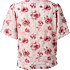 VRS dame blomstret bluse str. 48 - rosa