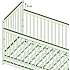 Spiloppe tremmeseng 60x120 cm - hvid