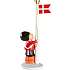 Lille soldat med flag H: 23 cm - Dannebrog