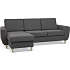 Madrid Nordic vendbar sofa med chaiselong - antracit