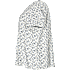 VRS dame blomstret oversize bluse str. 54 -hvid