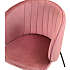 Michelle spisebordsstol - rosa velour