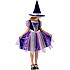 Halloween violet heks str. 128 - lilla