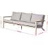 Mendoza 3. Personers loungesofa - sandy grey