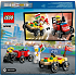 LEGO City Racerbilpakke – pizzabil mod brandbil 60458