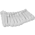 VRS herre 10-pak footies str. 39/42 - hvid