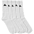 Kappa 5-pak strømper str. 43/46 - hvid