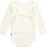 808 baby body langærmet str. 80 - råhvid