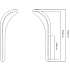 Sinox One SOB0050 universal soundbar beslag