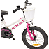 PUCH Moonlight børnecykel 16" 2026 - hvid/pink