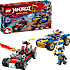 LEGO Ninjago Rogue og Drix i racerbilsduel 71840
