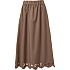 VRS dame nederdel str. S - brun