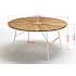 Kerteminde sort - nonwood havebord Ø170 cm, antracit stel