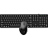 Rapoo NX8020 trådløst keyboard og mus - sort