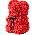 Rød rose bamse 28 cm