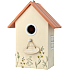 Fuglehus i træ 21,5 cm - flere varianter - assorteret