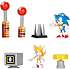 Sonic action figurer Diorama sæt