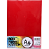 Farvet karton A4 10 ark - rød
