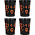 Halloween kopper 4-pak 310 ml - flere varianter - assorteret