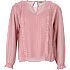 VRS dame chiffon bluse str. L - rosa