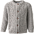 VRS baby strik cardigan str. 86 - grå
